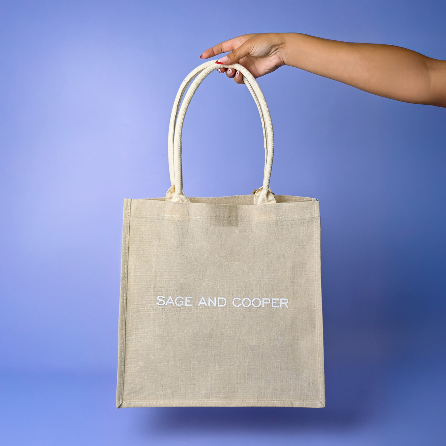 Sage & Cooper Jute Tote