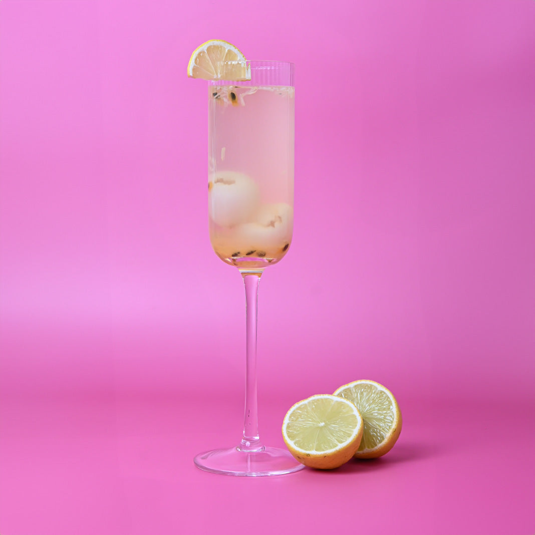 Lemon Lychee & Passionfruit Gin Spritz