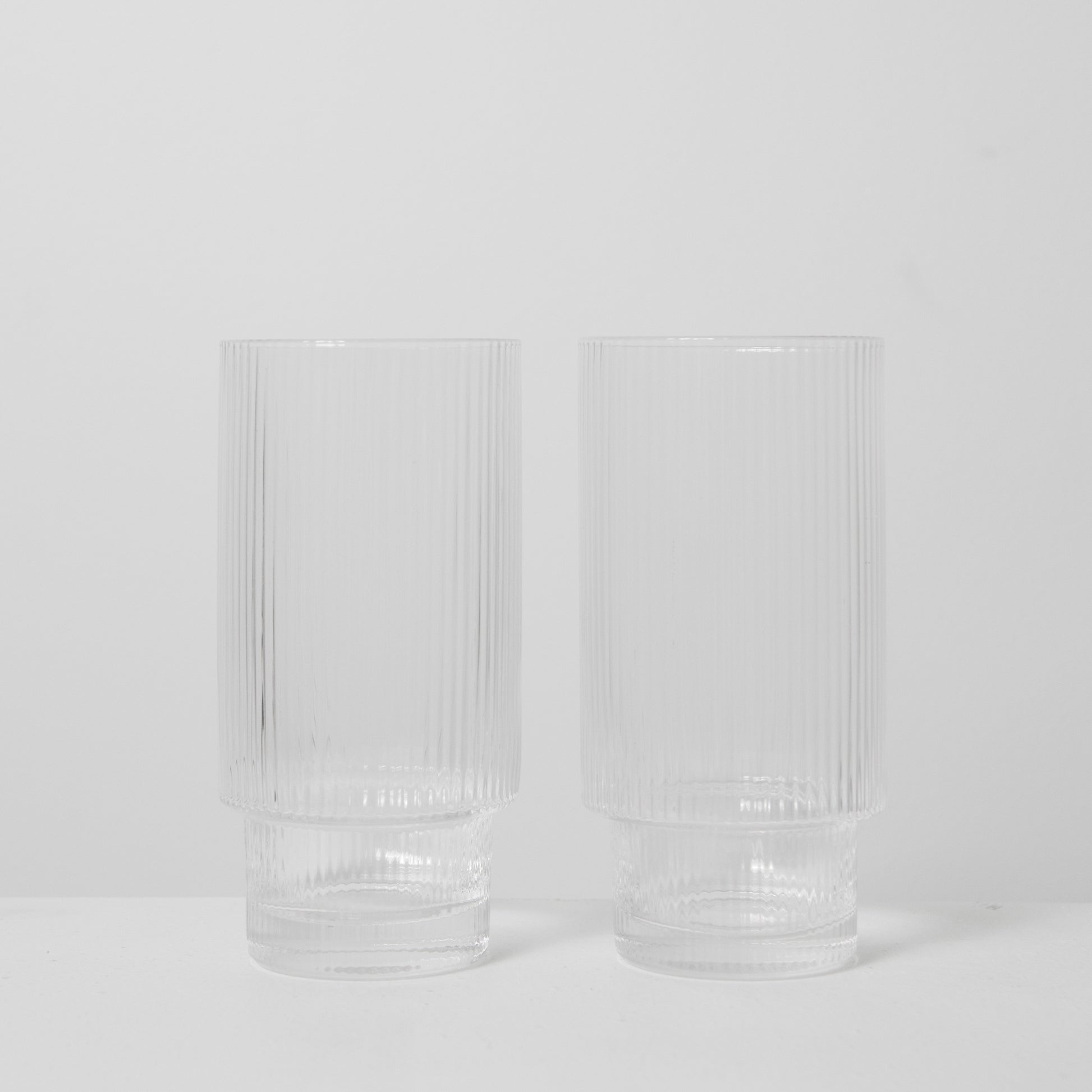 Oscar Ribbed Highball Glasses (S4)