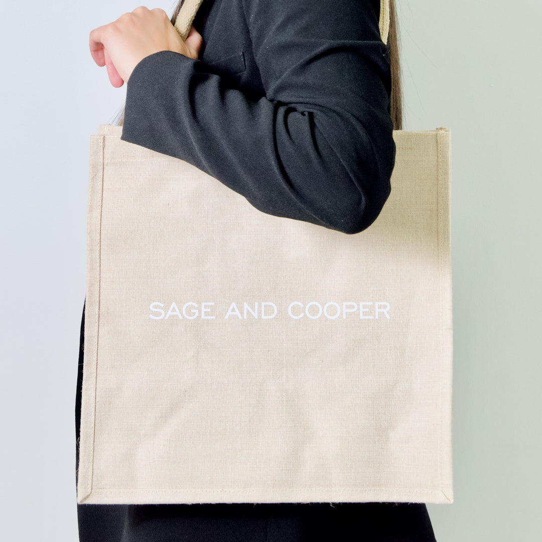 Sage & Cooper Jute Tote